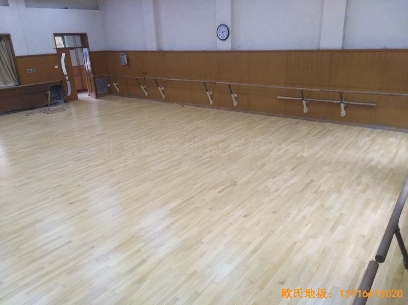 北京舞蹈學(xué)院體育地板安裝案例