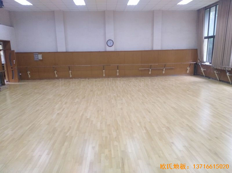 北京舞蹈學(xué)院體育地板安裝案例