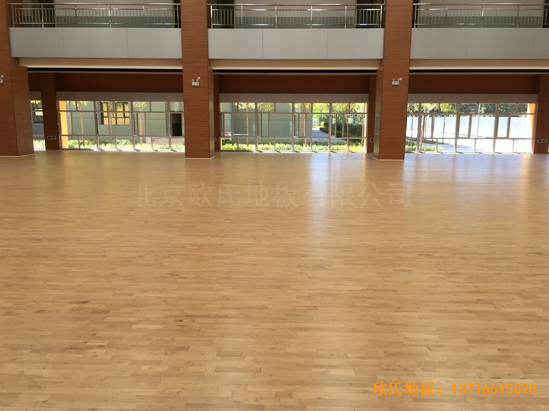 山西晉中榆次區(qū)寇村小學(xué)運動館運動地板鋪裝案例0
