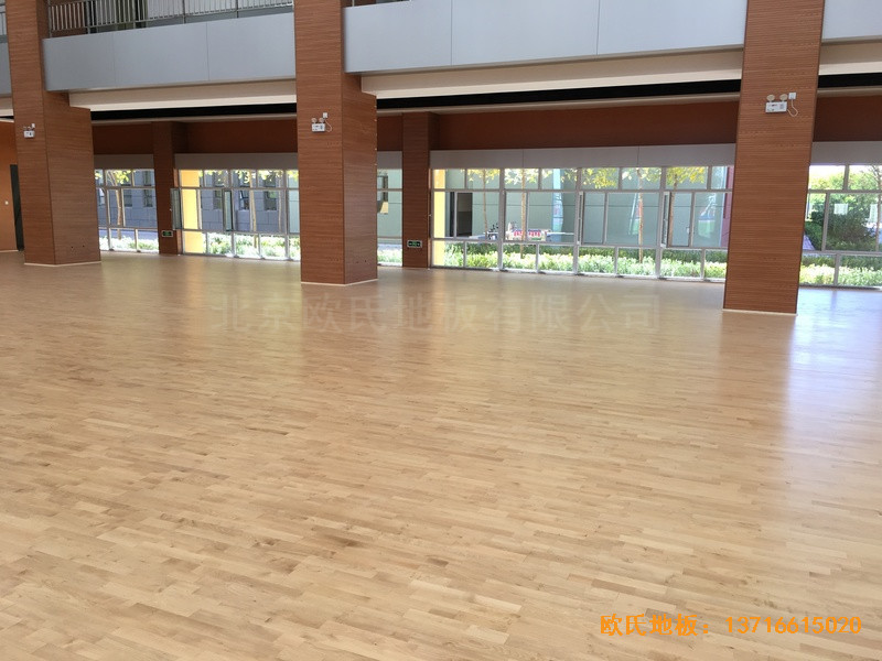 山西晉中榆次區(qū)寇村小學(xué)運動館運動地板鋪裝案例4
