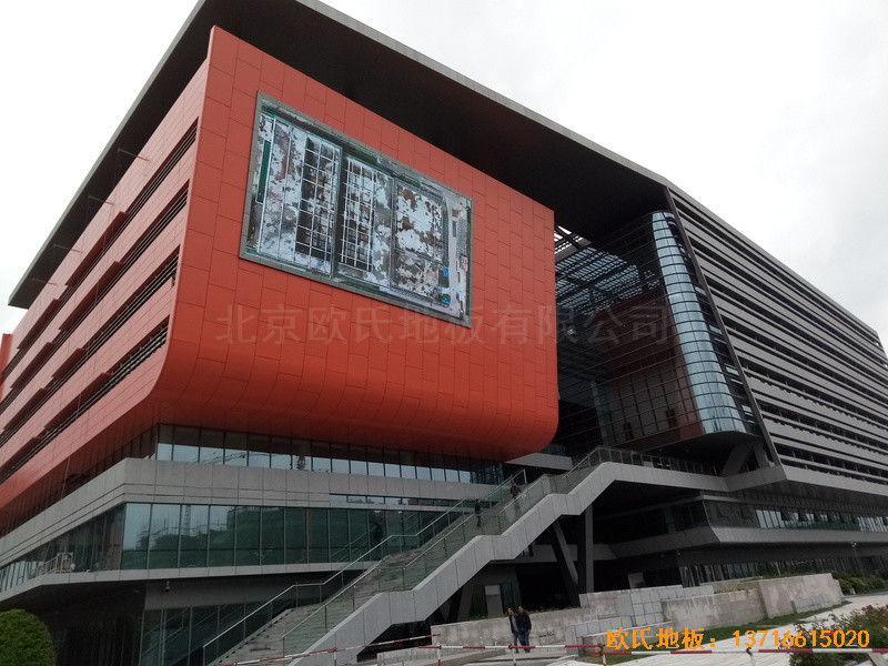 江蘇揚(yáng)州市廣陵區(qū)體操館運(yùn)動(dòng)地板鋪設(shè)案例0