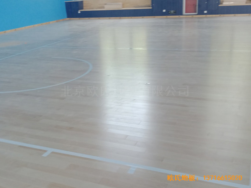 北京順義供電局籃球館體育地板鋪設(shè)案例0